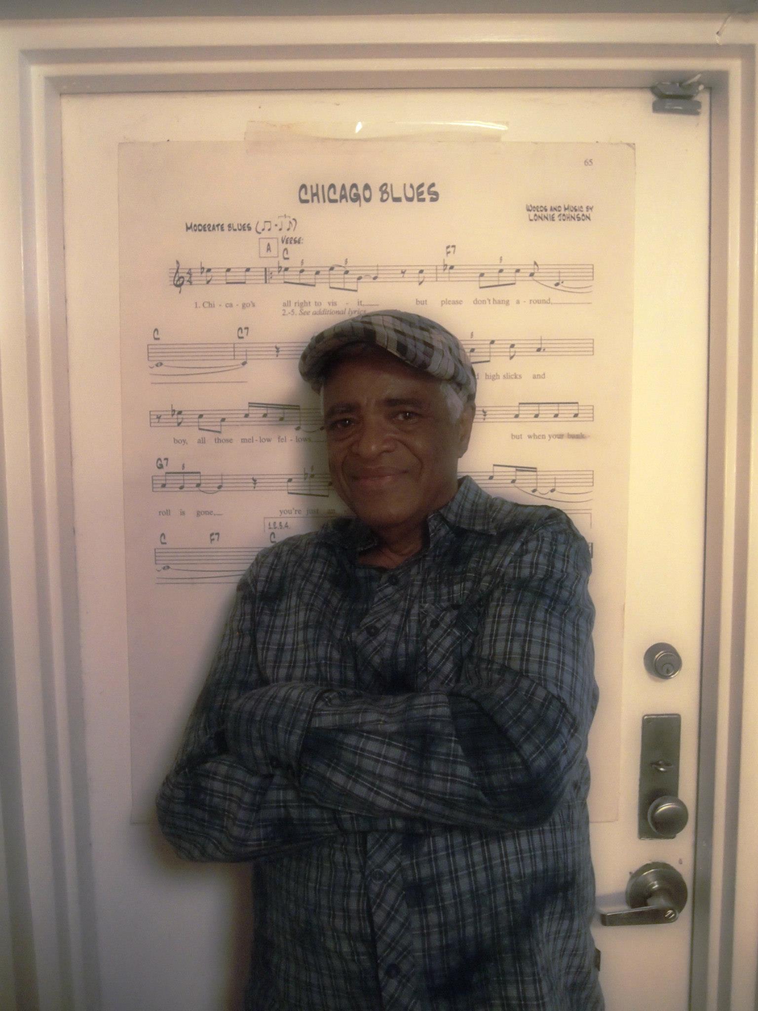 Phil Upchurch with sheet music Chicago Blues